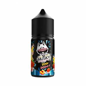Жидкость HUSKY PREMIUM SALT - Yogi Doggy (Cмесь йогурта, персика, клубники и льда) 30мл strong