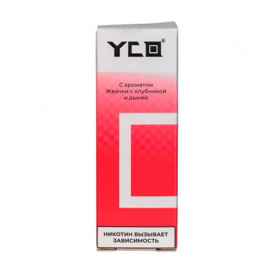 Фото и внешний вид — Жидкость YCO - Жвачка с Клубникой и Дыней 30мл 0мг