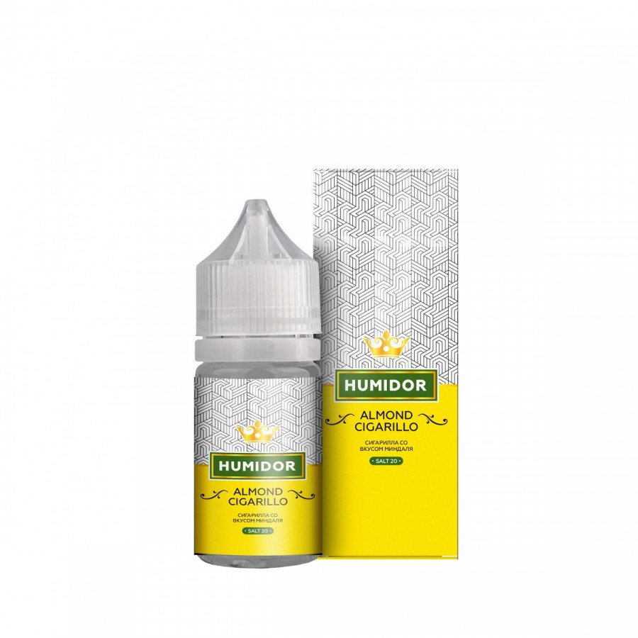 Фото и внешний вид — Жидкость HUMIDOR SALT - Almond Cigarillo (Миндаль сигарилла) 30мл 20мг
