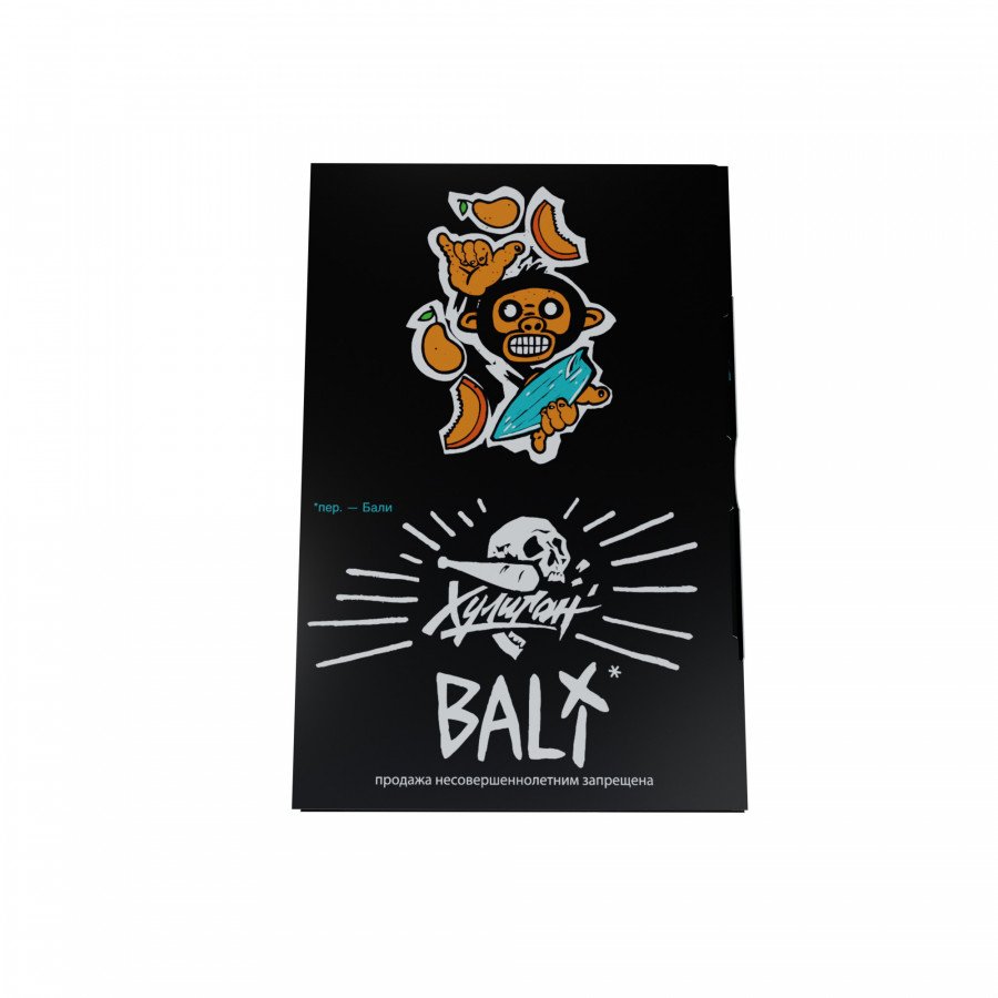 Фото и внешний вид — Табак для кальяна ХУЛИГАН 25г - Bali (Смузи Дыня Манго)