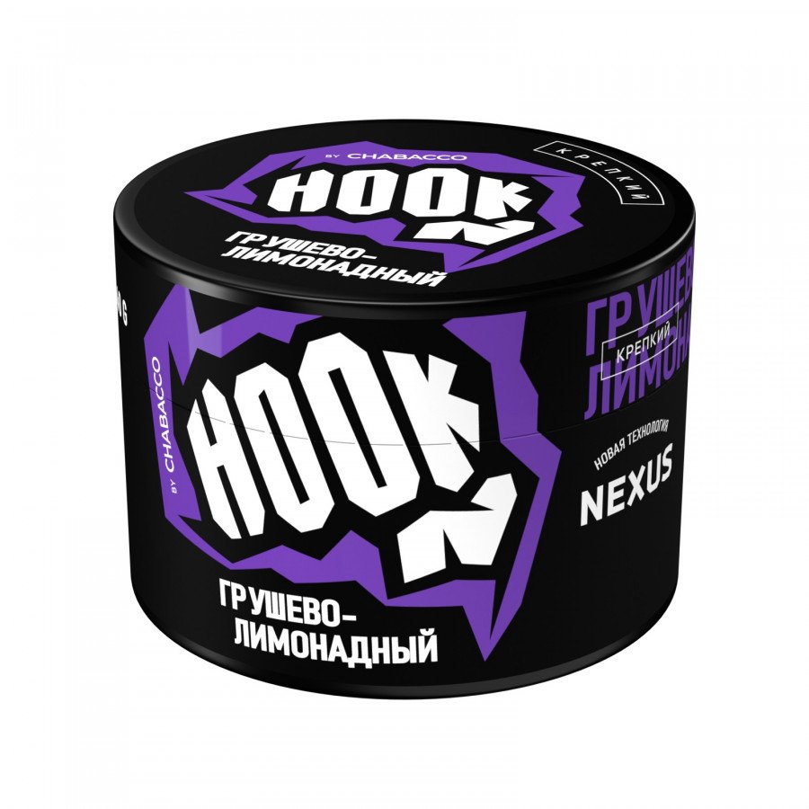 Фото и внешний вид — Смесь для кальяна HOOK 40г - Грушево-Лимонадный