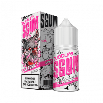 Жидкость BUBBLE'S SGUM SALT - Classic (Классическая жвачка) 30мл strong