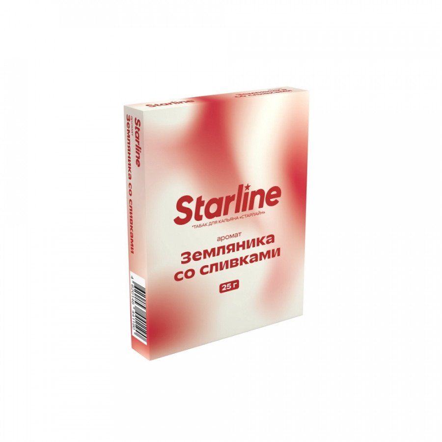 Фото и внешний вид — Табак для кальяна Старлайн (Земляника со сливками), 25 г