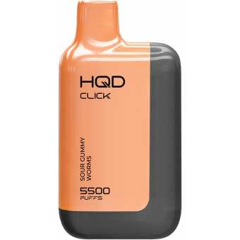 HQD CLICK - Sour Gummy Worms (Кислые мармеладные червячки)