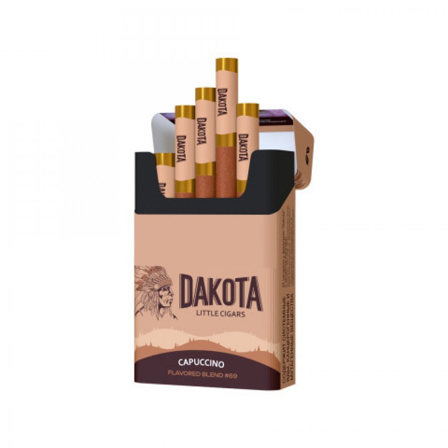 Фото и внешний вид — Сигариллы Dakota Капучино 20шт