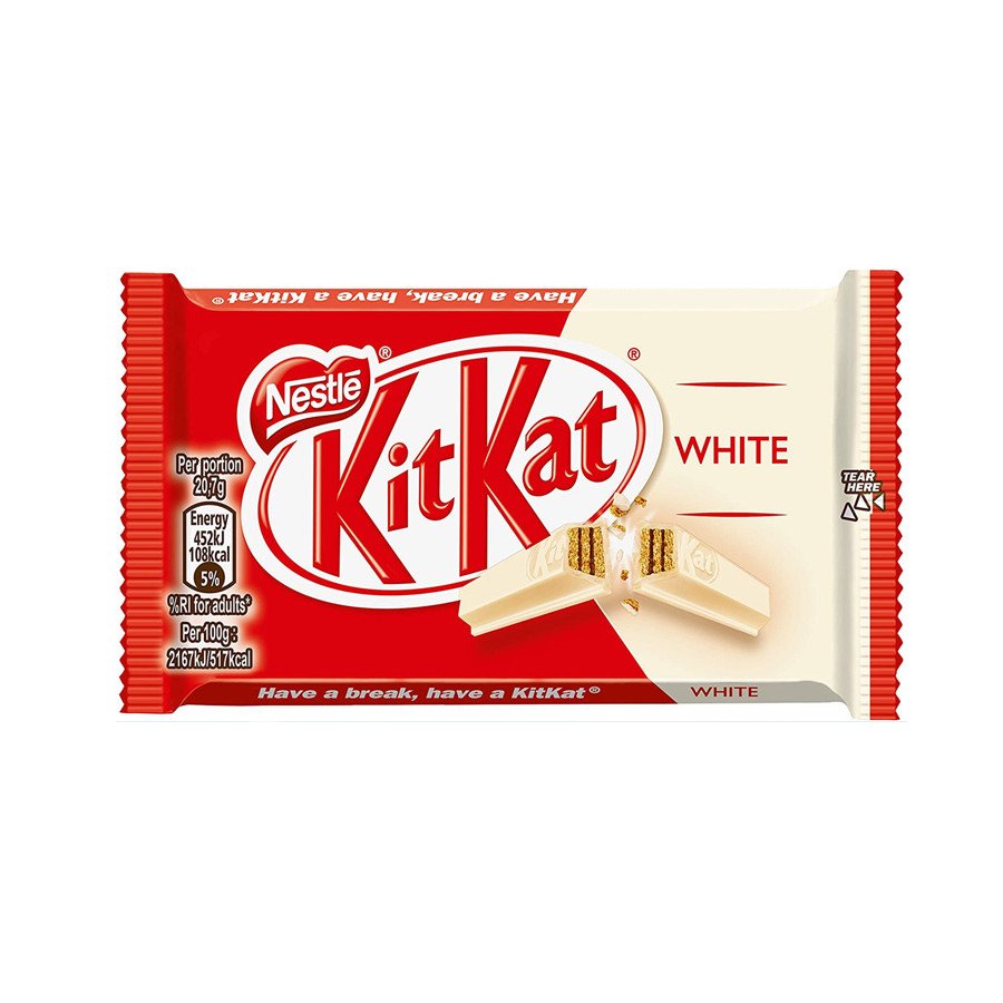 Фото и внешний вид — Кит Кат 4 Fingers Вайт 41,5гр (24шт/уп)