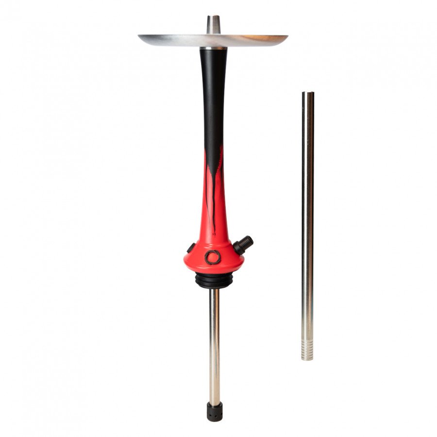 Фото и внешний вид — Кальян UTOPIA - Black (Красный) Без колбы