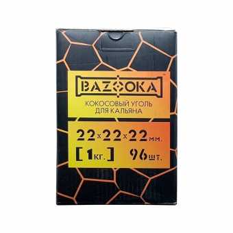 Уголь BAZOOKA (1кг 22мм 96шт)