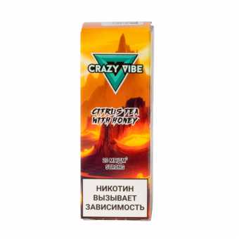 Жидкость CRAZY VIBE SALT - Citrus Tea with Honey (Цитрусовый Чай с Медом) 30мл strong