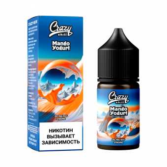 Жидкость CRAZY CHILL SALT - Mango Yogurt (Манго Йогурт) 30мл strong