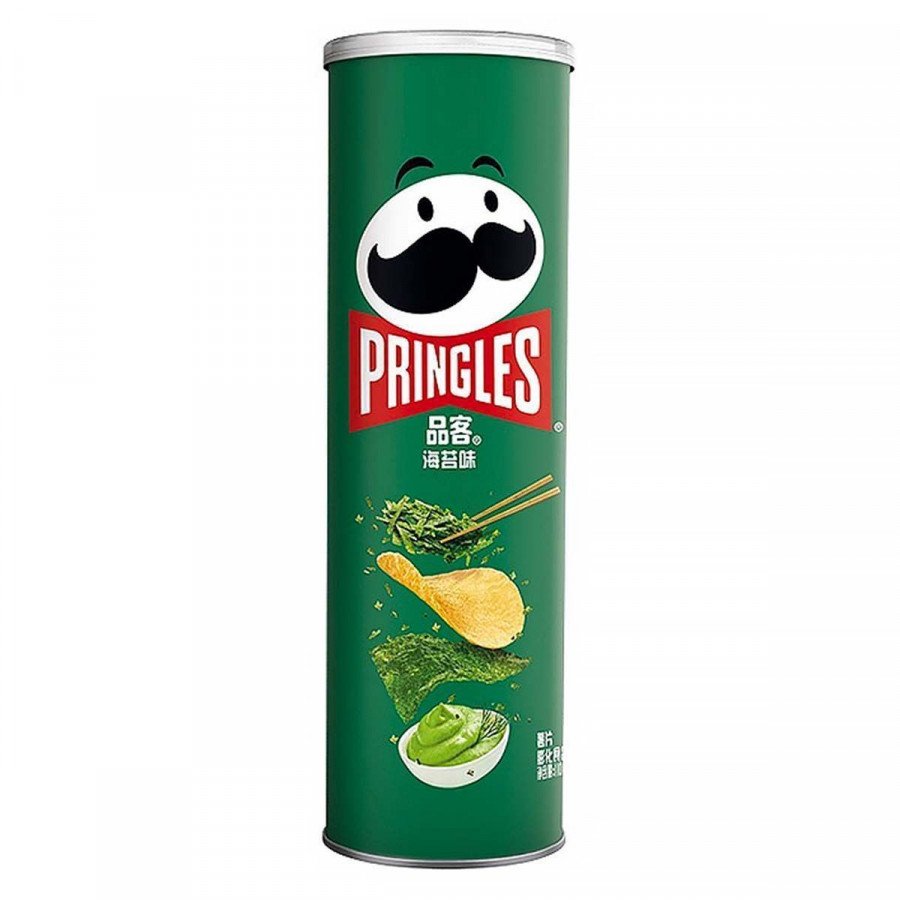 Фото и внешний вид — Принглс Морские водоросли 110гр (20шт/уп)