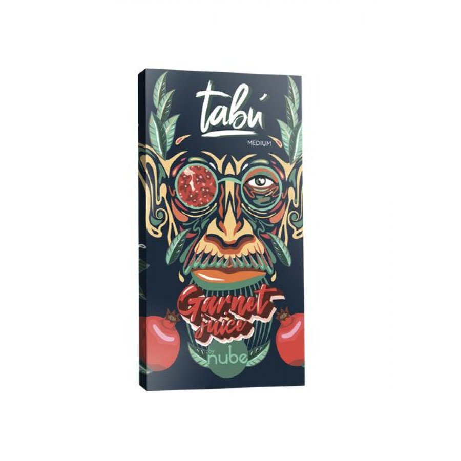 Фото и внешний вид — Смесь для кальяна TABU - Garnet Juice (Гранатовый сок) 50гр