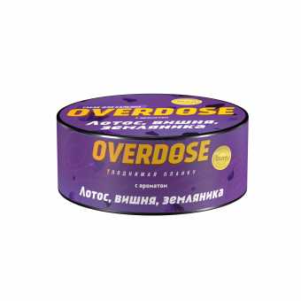 Табак для кальяна OVERDOSE 25г - Лотос Вишня Земляника