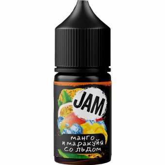 Жидкость JAM SALT - Манго и маракуйя со льдом 30мл 20мг