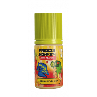 Жидкость FREEZE MONKEY SALT - Банан Клубника 30мл 20мг
