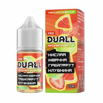 Конструктор DUALL MIX EXTRA - Кислая Жвачка Грейпфрут Клубника 30мл 0мг