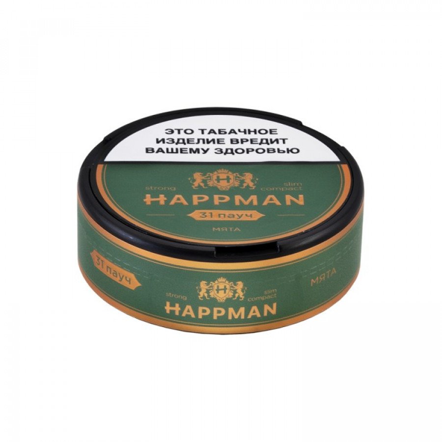 Фото и внешний вид — Табак HAPPMAN - Мята strong slim