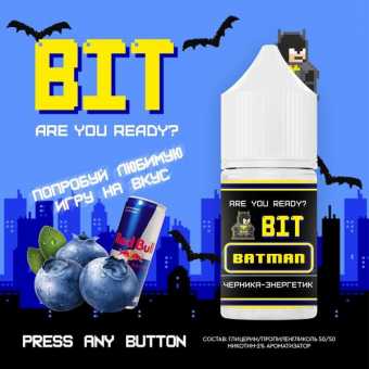 Жидкость BIT SALT - Batman (Черника энергетик) 30мл 20мг