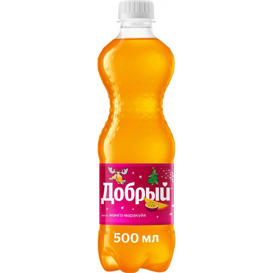 Фото и внешний вид — Кола Добрый Манго-Маракуйя 0.5 ПЭТ