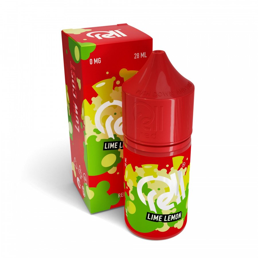 Фото и внешний вид — Жидкость RELL RED SALT - Lime Lemon (Лимон Лайм) 28мл 0мг