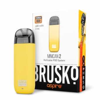 Набор BRUSKO MINICAN 2 - Желтый (400мАч, 3мл, 15Вт)