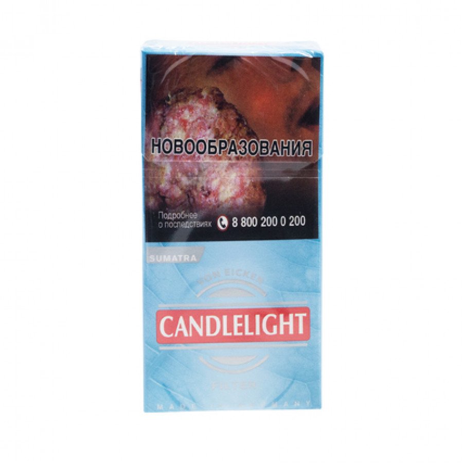 Фото и внешний вид — Сигариллы CANDLELIGHT - Sumatra (Натуральный) 10шт