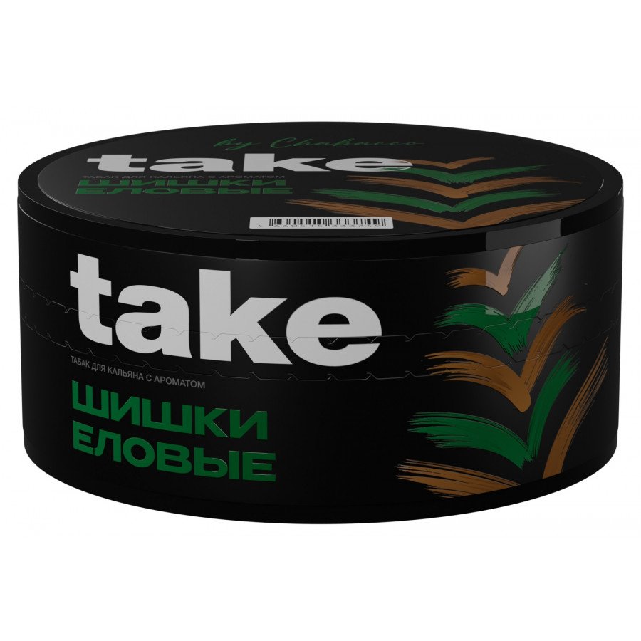 Фото и внешний вид — Табак для кальяна TAKE 100г - Шишки Еловые