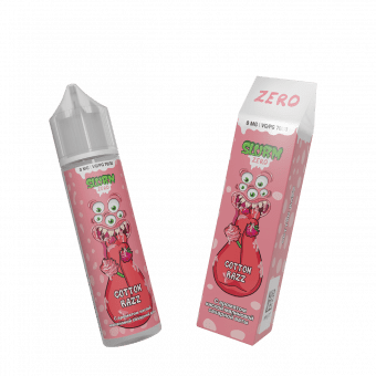 Жидкость SLURM SALT - Cotton Razz (Кислая малиновая сахарная вата) 58мл 0мг