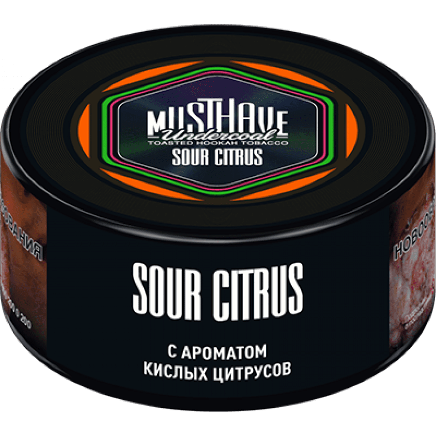 Фото и внешний вид — Табак для кальяна MUST HAVE 25гр - Sour Citrus (с ароматом Кислых Цитрусов)