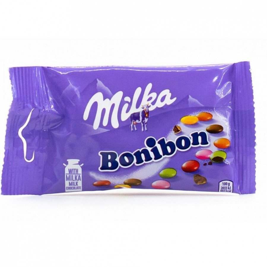 Фото и внешний вид — Милка Драже БониБон 36гр (20шт/уп)