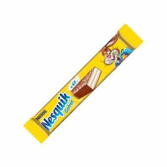 Вафли Несквик в молочном шоколаде 18г (30шт/уп)*12