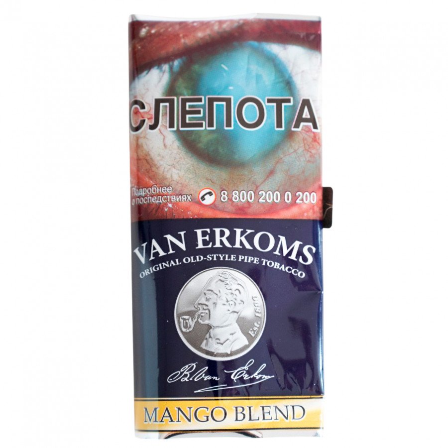 Фото и внешний вид — Трубочный табак VAN ERKOMS 40г - Mango Blend (Манго)