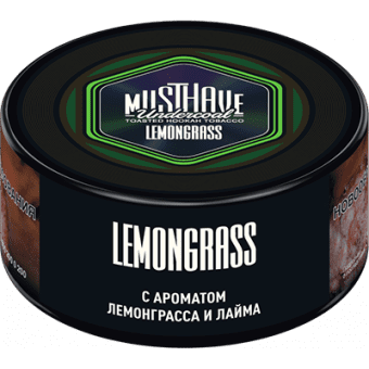 Табак для кальяна MUST HAVE 25гр - Lemongrass (с ароматом Лемонграсса и Лайма)