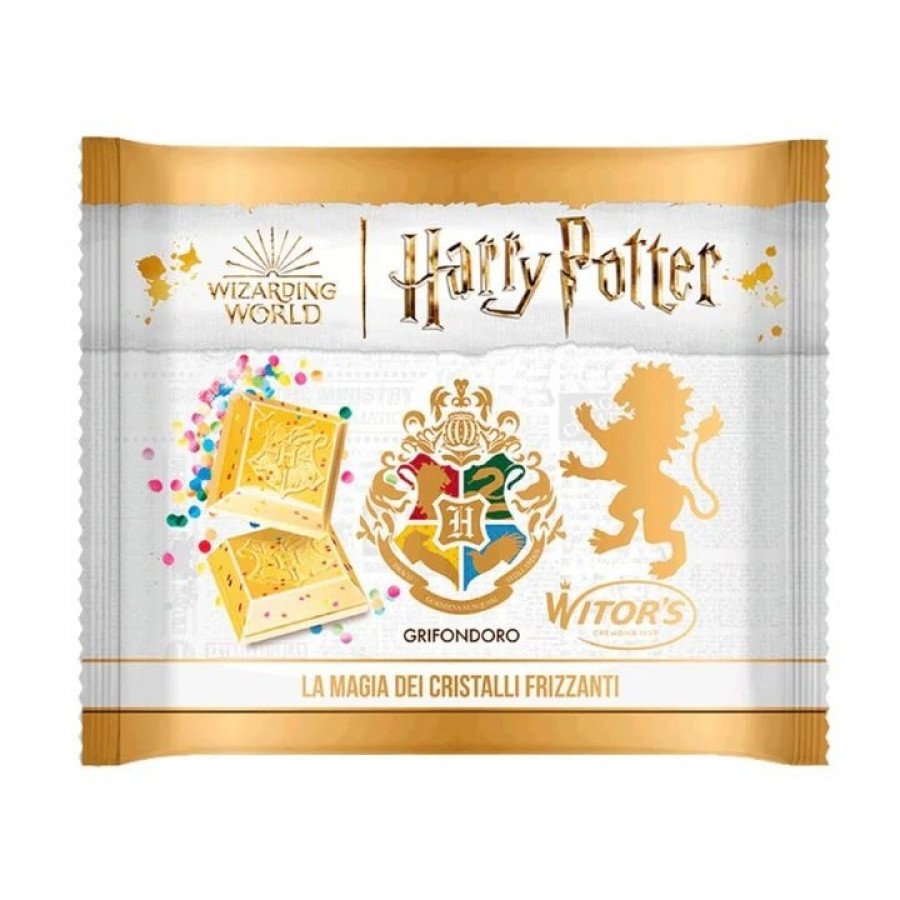 Фото и внешний вид — Witor's Harry Potter White Choc&Cookie (Виторс Гарри Поттер Белый шоколад Печенье) 40г (24шт/уп)