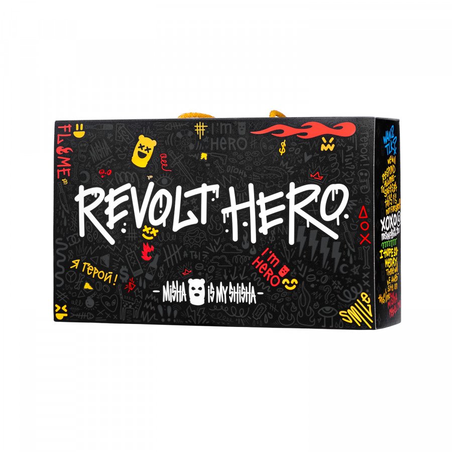 Фото и внешний вид — Кальян MISHA Revolt Hero - Zmeya (Черный Стальной) Без колбы