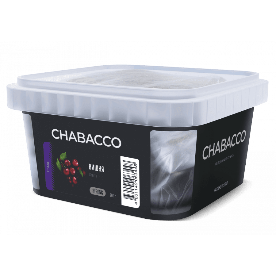 Фото и внешний вид — Смесь для кальяна Chabacco 200г strong - Cherry (Вишня)