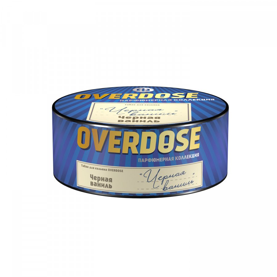 Фото и внешний вид — Табак для кальяна OVERDOSE 25г - Black Vanilla (Черная Ваниль)