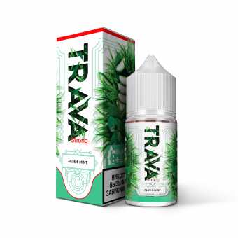 Жидкость TRAVA SALT - Aloe Mint (Алоэ Мята) 30мл strong