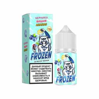 Жидкость GANG FROZEN SALT - Черника Вишня Ананас 30мл 20мг