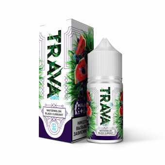 Жидкость TRAVA SALT - Watermelon BlackCurrant (Арбуз черная смородина лед) 30мл 20мг