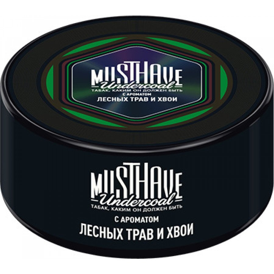 Фото и внешний вид — Табак для кальяна MUST HAVE 25г - с ароматом Лесных Трав и Хвои