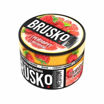 Смесь для кальяна BRUSKO 50г - Грейпфрут с малиной