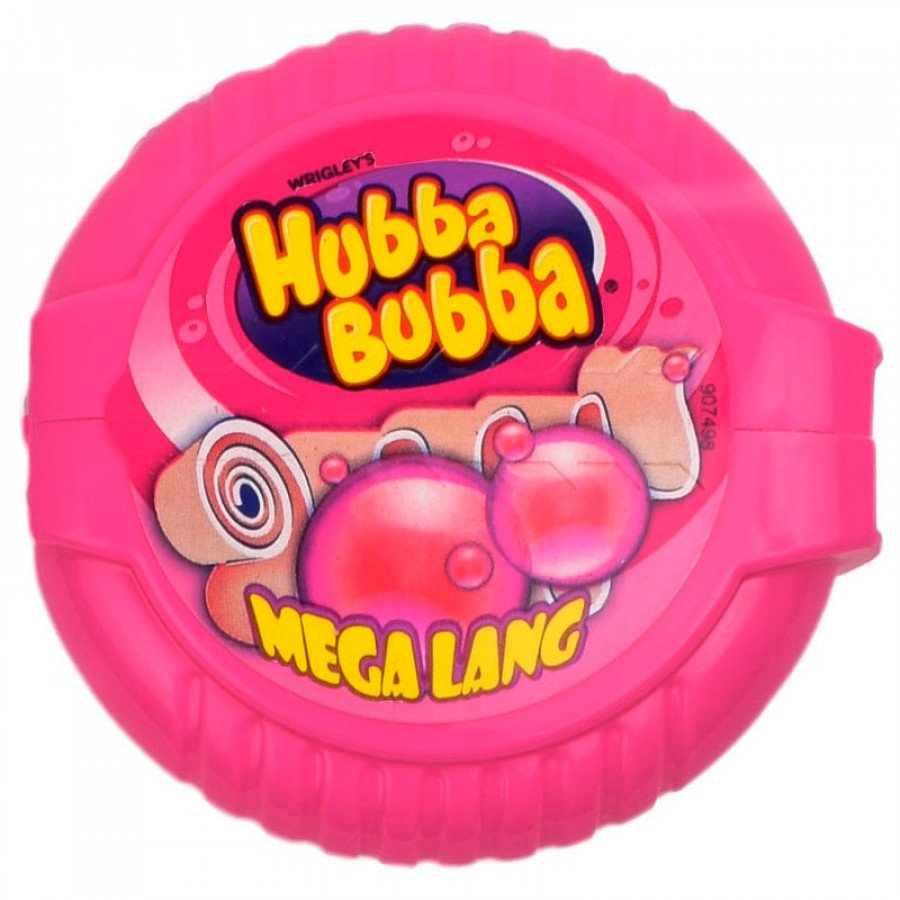 Фото и внешний вид — Жев. резинка Hubba Bubba Mega Long Funky Fruit Mix 56г (12шт/уп)