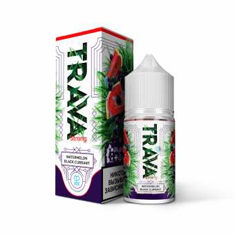 Жидкость TRAVA SALT - Watermelon BlackCurrant (Арбуз черная смородина лед) 30мл strong
