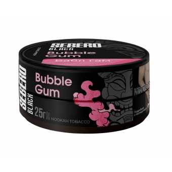 Табак для кальяна SEBERO BLACK 25г - Bubble Gum (Бабл гам)