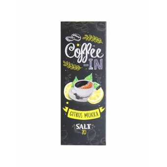 Жидкость COFFEE-IN SALT - Citrus Mokka (Кофе с цитрусом) 30мл strong
