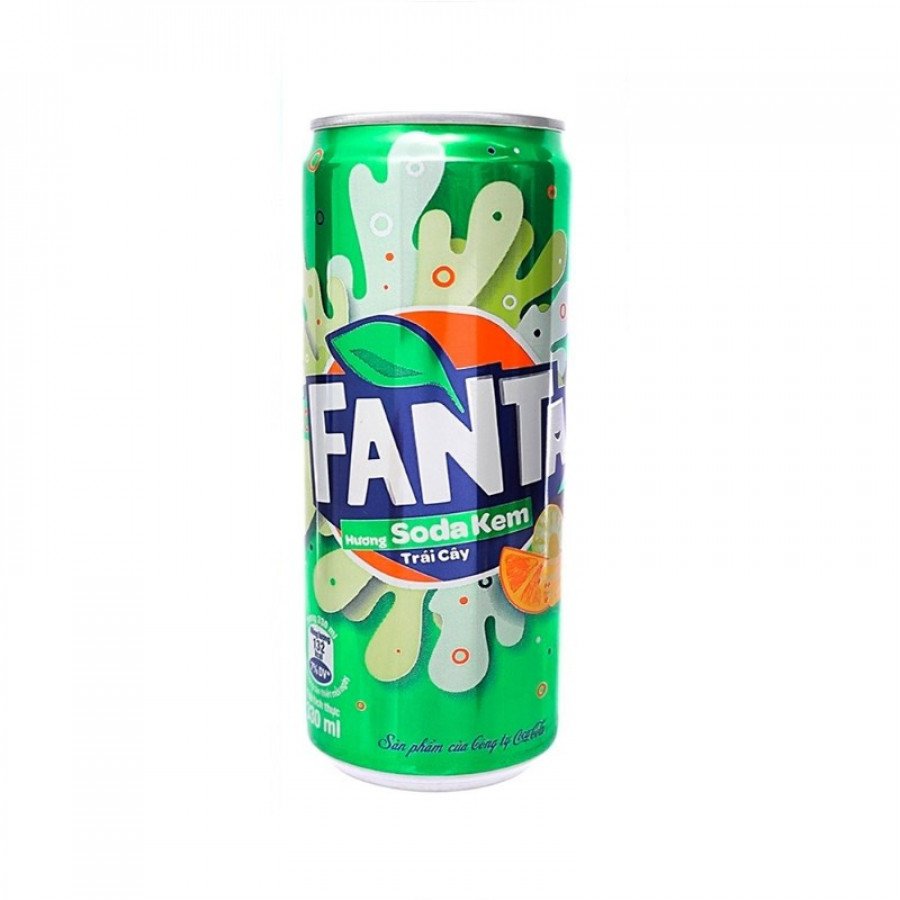 Фото и внешний вид — Fanta - Fruit Cream Soda 320мл