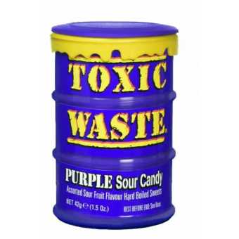 Токсик Леденцы Пурпл 42гр (фиолетовая бочка) (12шт/уп)*12