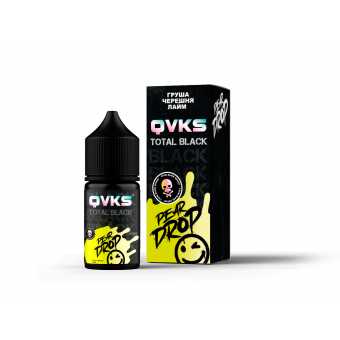 Жидкость QVKS BLACK - Груша Черешня Лайм 30мл strong