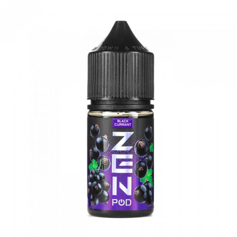 Фото и внешний вид — Жидкость ZEN SALT - Black Currant (Черная смородина) 30мл strong